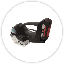 Strapping tool for polypropylene and polyester strap - Pneumatic